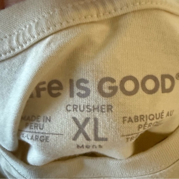 Life Is Good Crusher Tee Mens Grill Sergeant Long Sleeve NEW XL New - Picture 4 of 4